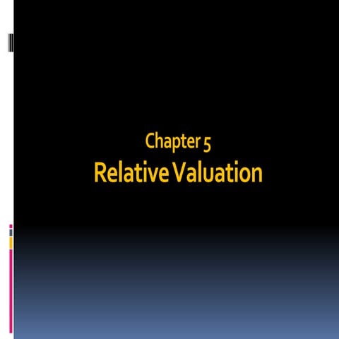 Relative valuation