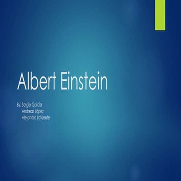 Relativity theory project & albert einsten