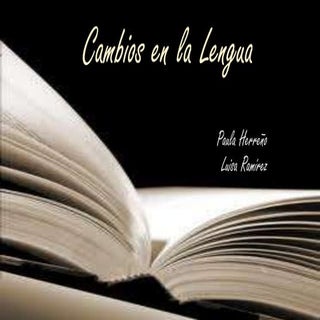 cambios del lenguaje