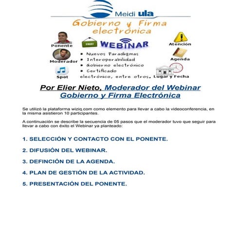 Relatoria del Webinar Gobierno y Firma Electrónica
