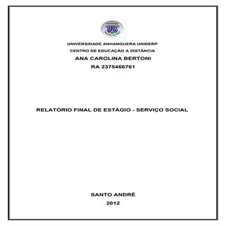 Relatorio final pronto!