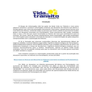 Relatório gi   desastres 2014