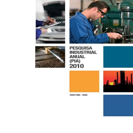 A Pesquisa Industrial e Anual (PIA) - 2010