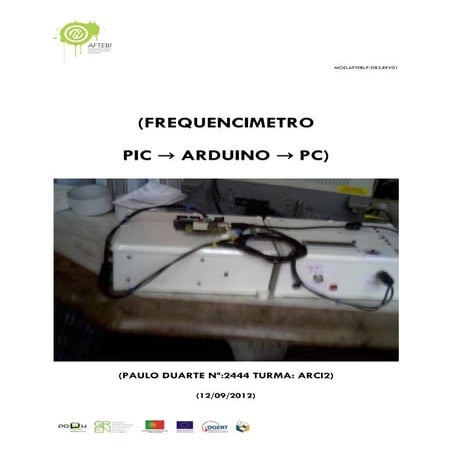 Frequency Meter using Microchip PIC16F877A SPI to Arduino Virtual COM ...