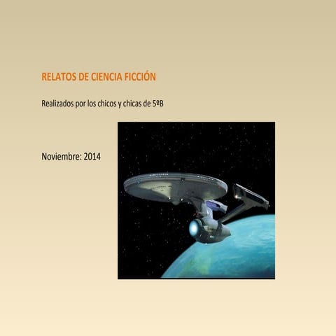 Relatos de ciencia ficción