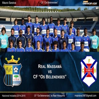 Relatório Jogo Iniciados A - Real M...