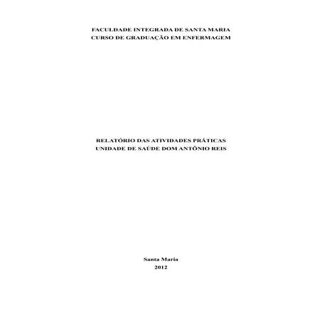 Relatório de estágio