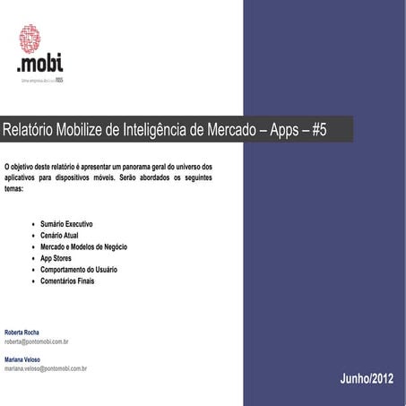 Relatório Mobilize de Inteligência de Mercado #5 - Apps
