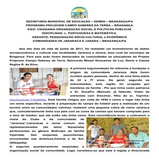 Relatório  pesquisação Sócio Cultur...