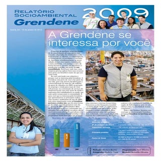 Relatório Socioambiental Grendene
