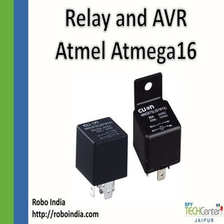 Relay and AVR Atmel Atmega 16