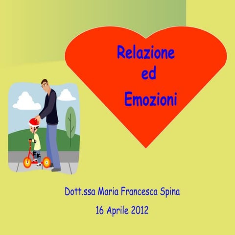 Relazione ed emozioni