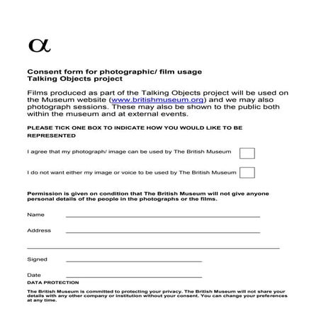 Release form | DOC