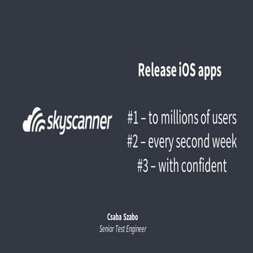 Release iOS apps at scale