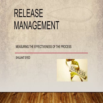Release Management - Measuring Effectiveness
