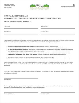 Dhs release of information form rev 100413 | PDF
