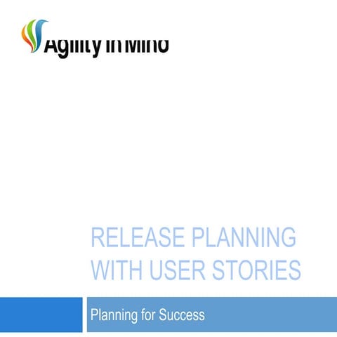Release Planning with User Stories