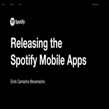 Así publicamos las apps de Spotify sin stress