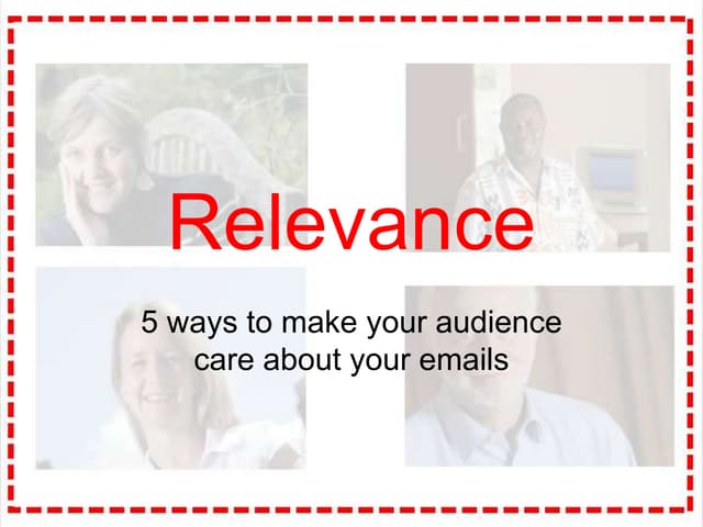 5 ways to make your audience care about your emails.