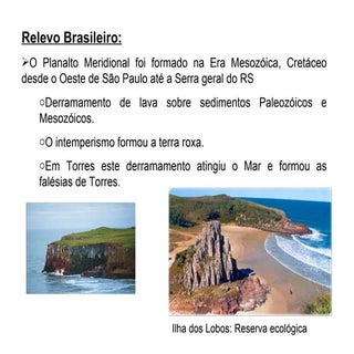 Relevo Brasileiro- Geografia