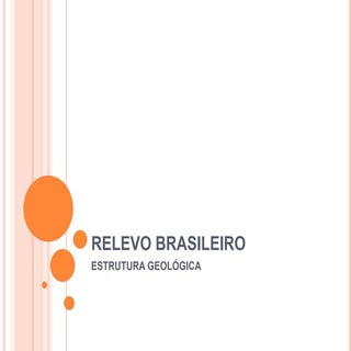 Slide: Relevo brasileiro, Geografia.