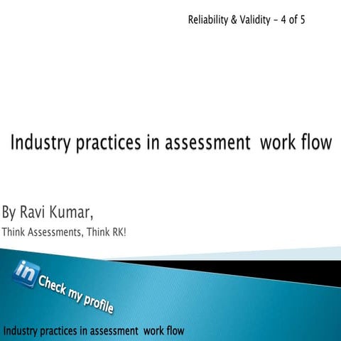 Reliability And Validity Iv