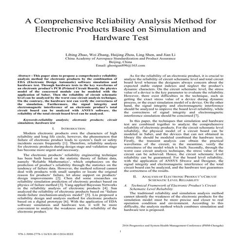 Reliability testing methods