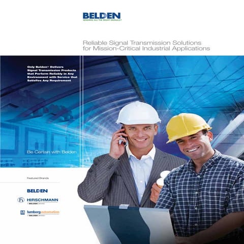 Belden Industrial Ethernet Brochure