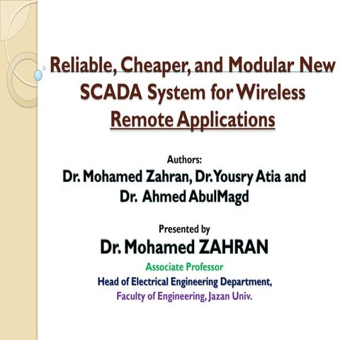 Reliable, cheaper, and modular new scada 1