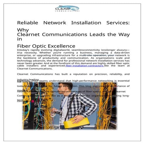 Reliable Network Installation Services.PPT.pptx