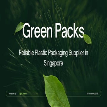 Reliable Plastic Packaging Manufacturer and Supplier in Singapore ...