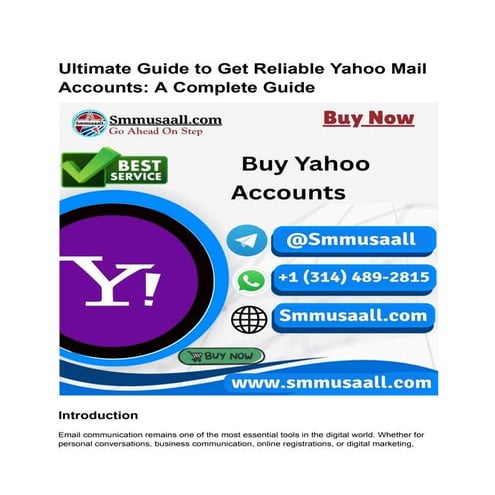 Trusted Digital Communication_ A Complete Guide to Yahoo Accounts.docx