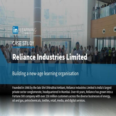 Reliance Industries Limited: Building a New-age Learning Organisation