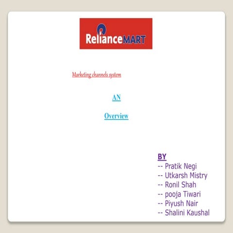 Reliance mart ( pratik negi)