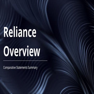 Reliance Overview.pptx................... | PPTX