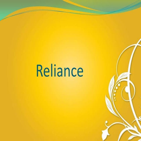 Reliance presentation