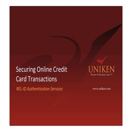 Securing Online Card Transactions