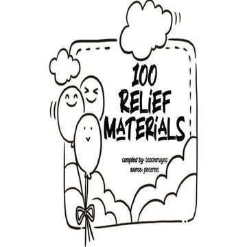 Bahan Relief: 100 Worksheet Relief