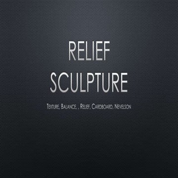 Relief sculpture