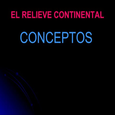 RELIEVE CONTINENTAL.pptx