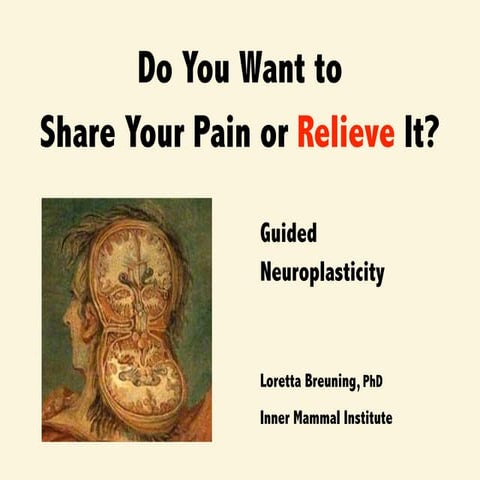 Do You Want to Share Your Pain or Relieve It?