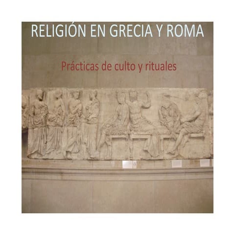 Religión en grecia y roma
