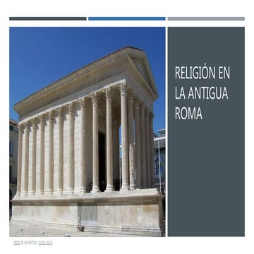 Religión en la antigua roma