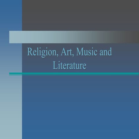 Religion and arts
