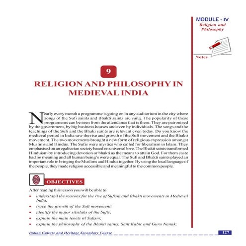 Religion and philosophy in medieval india