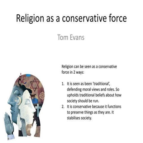 Religion as a conservative force