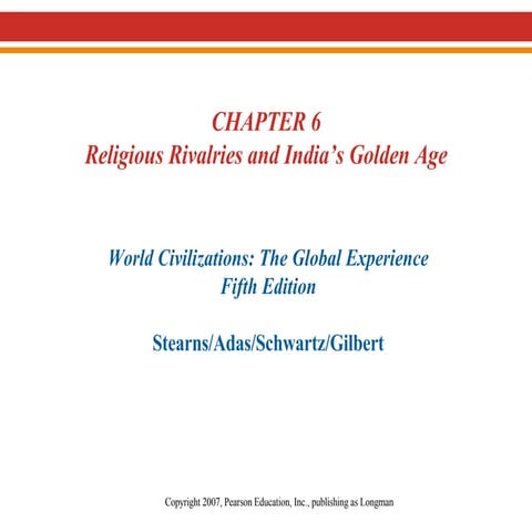 Religious Rivalries and India