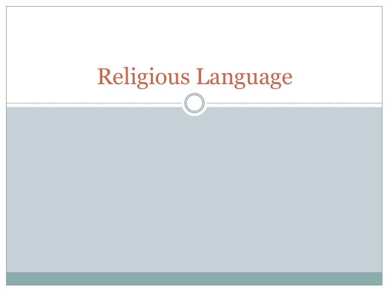 Religious language