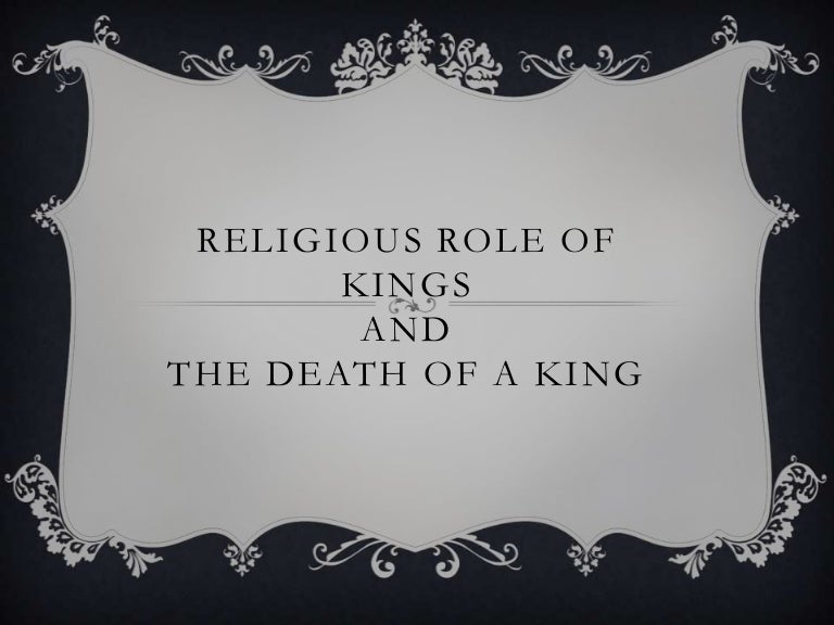 Religious role of kings