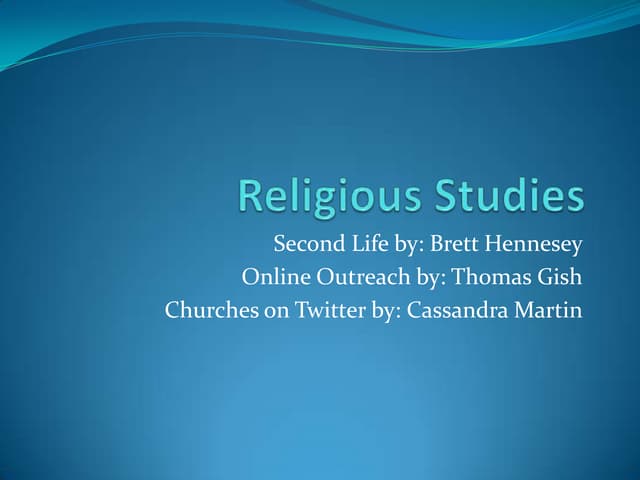 Religious studies
